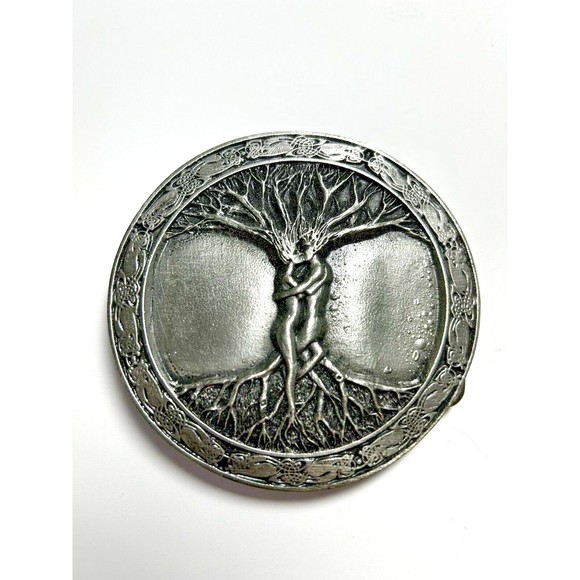 Bergamot Buckle - Tree Of Life Belt Buckle - D-262 Made In The USA 2006 - Picture 1 of 9